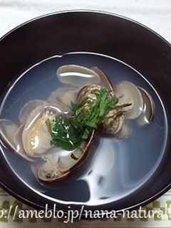 ★田舎の味★あさりのお吸い物(潮汁)-レシピのメイン写真