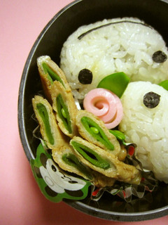 お弁当に❀スナップえんどうの豚肉巻き-レシピのメイン写真