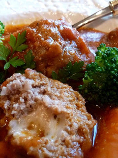 チーズ入りミートボールのトマトソース煮-レシピのメイン写真