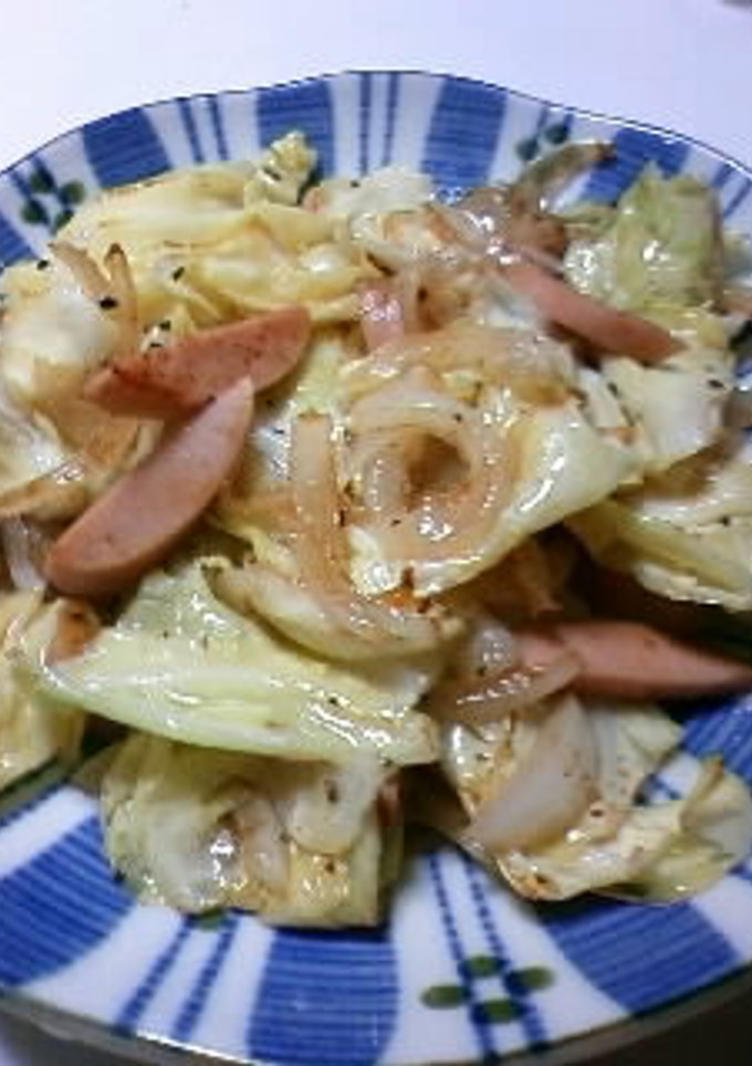 キャベツと魚ニソの炒め物-レシピのメイン写真