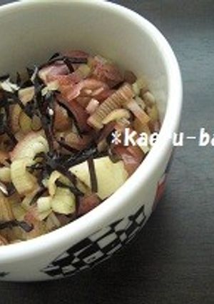 即席おつまみ☆ミョウガと塩昆布-レシピのメイン写真