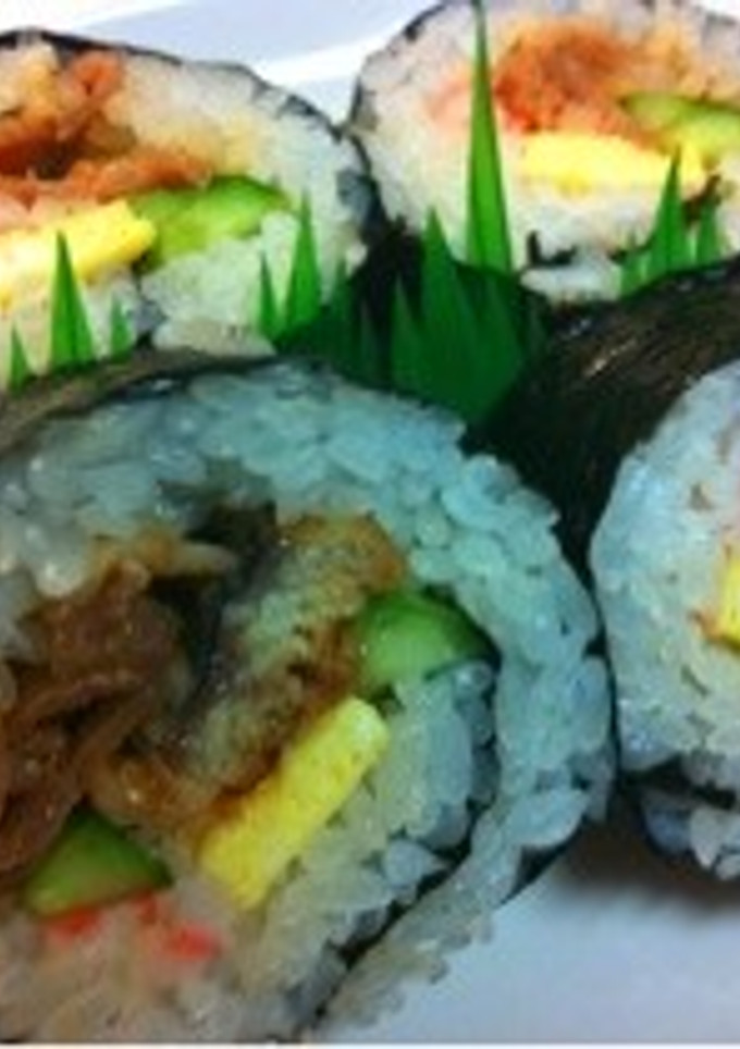 韓国風のり巻き♪( ´▽｀)-レシピのメイン写真