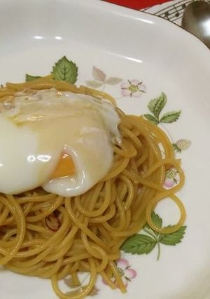 温玉パスタ-レシピのメイン写真