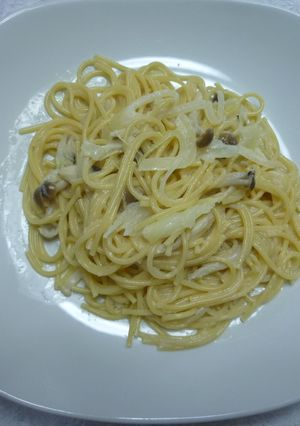 ∞∞∞自然食卓　クリームスパゲッティ-レシピのメイン写真