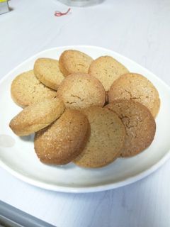 簡単サクサクきなこクッキー、木ベラのみで-レシピのメイン写真