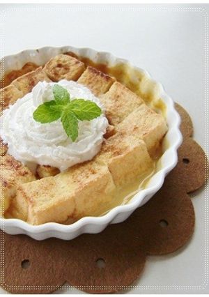 プリンdeトースト-レシピのメイン写真