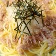 めんつゆで★ツナとおろし大根の冷製パスタ