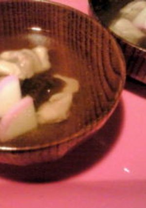 簡単♪とり肉としいたけのお吸い物-レシピのメイン写真