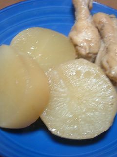 圧力鍋で大根と鶏手羽の煮物-レシピのメイン写真