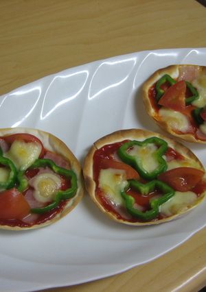 ギョウザの皮 de PIZZA-レシピのメイン写真