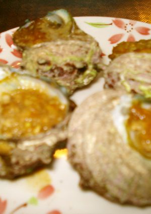 さざえの壺焼き（味噌味）-レシピのメイン写真