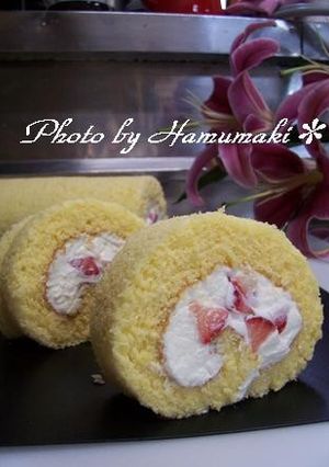 お気に入りクリームdeロールケーキ♪-レシピのメイン写真