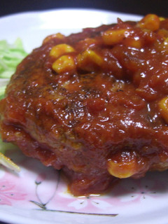 煮込み豆腐ハンバーグ☆トマトソース♪♪-レシピのメイン写真