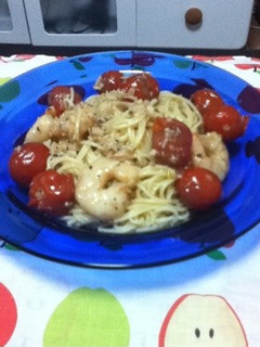 トマトとエビの冷製パスタ☆-レシピのメイン写真
