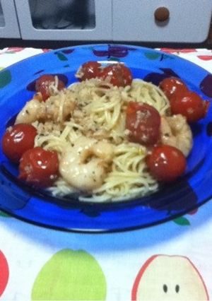 トマトとエビの冷製パスタ☆-レシピのメイン写真