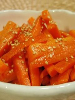 にんじんのごま油炒め-レシピのメイン写真