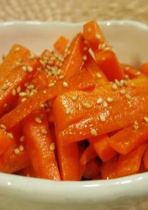 にんじんのごま油炒め-レシピのメイン写真