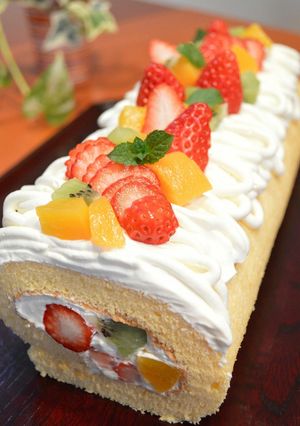 卵たっぷりロールケーキ♪-レシピのメイン写真