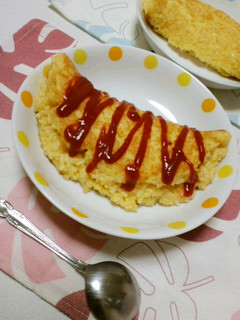 簡単!卵ご飯オムライス-レシピのメイン写真