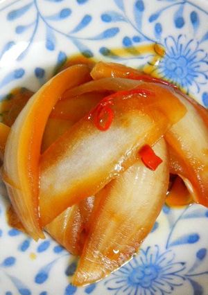 新たまねぎの醤油漬け-レシピのメイン写真