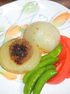 新たまねぎの肉詰めタジン鍋焼き-レシピのメイン写真