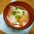朝のお目覚めチーズワンタン味噌スープ