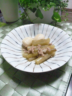 優しい味。*ふきと里芋のそぼろ餡-レシピのメイン写真