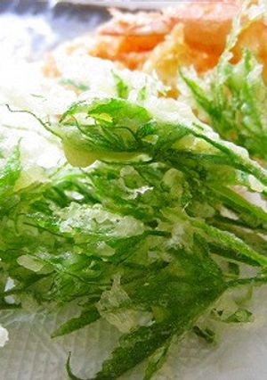 美味しい♪ゴーヤの新芽の天ぷら！-レシピのメイン写真