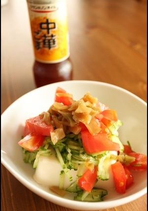 中華風冷奴-レシピのメイン写真