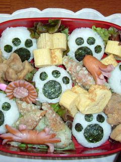 ★運動会★ 愛犬の肉球お弁当-レシピのメイン写真