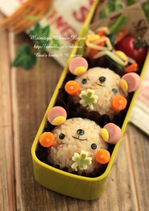くまさんおにぎり♪キャラ弁-レシピのメイン写真