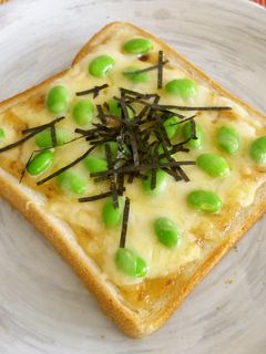 和風枝豆チーズトースト-レシピのメイン写真