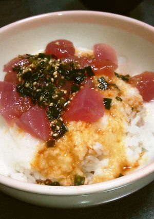 中華風!山かけまぐろ丼-レシピのメイン写真