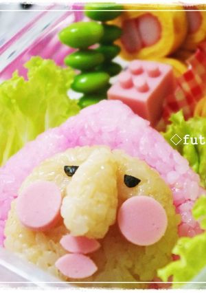 こびとづかんのぶさかわキャラ弁♪-レシピのメイン写真