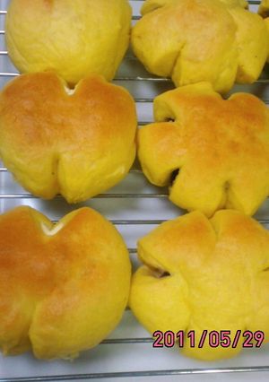 残りかぼちゃでふわふわ米粉入パン☆-レシピのメイン写真