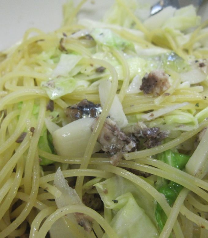 オイルサーディン＊春きゃべつのパスタ-レシピのメイン写真