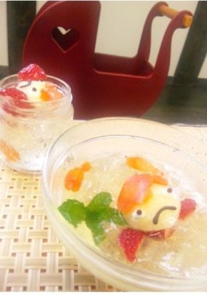 ポニョのゼリー-レシピのメイン写真