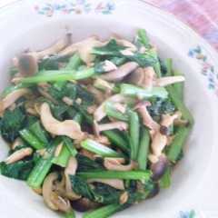 รูปของ 3分！青菜とツナとキノコの炒めもの