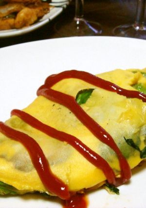 チーズとサラダ菜のオムレツ-レシピのメイン写真