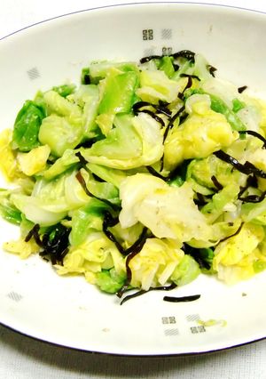 ✿キャベツの塩こんぶ和え✿-レシピのメイン写真