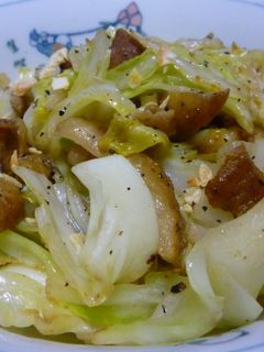 鶏皮押し!きゃべつと炒めるだけー-レシピのメイン写真