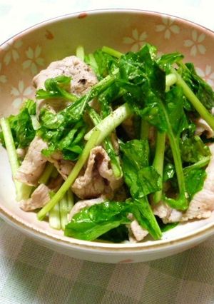 豚肉とルッコラの、バルサミコ酢サラダっ♪-レシピのメイン写真