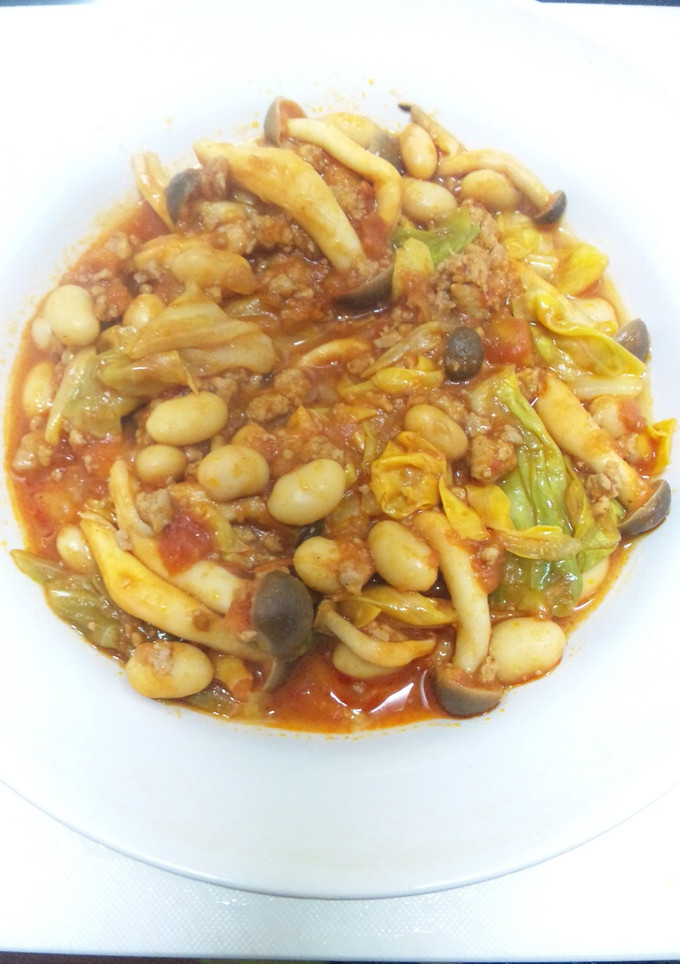 大豆とたっぷり野菜の簡単ﾄﾏﾄ煮込み-レシピのメイン写真