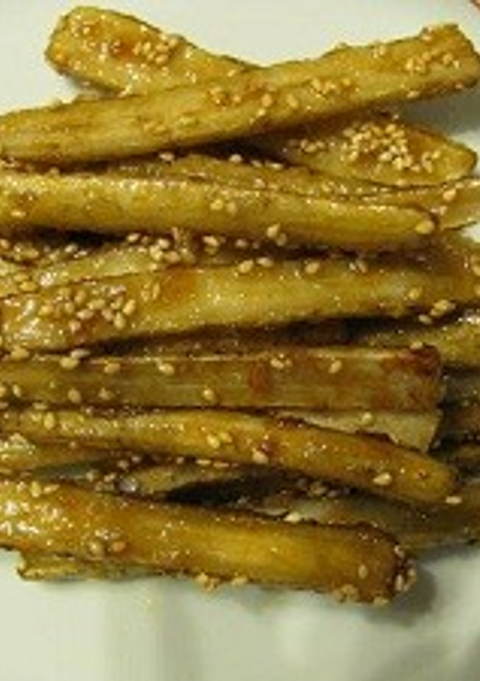 ごぼうの揚げ煮-レシピのメイン写真