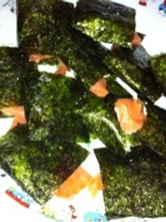 簡単クリチーサーモンののり巻き-レシピのメイン写真
