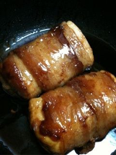 ご飯がすすむ☆こってり肉巻き豆腐-レシピのメイン写真