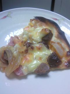 ミートボールでアレンジピザ-レシピのメイン写真