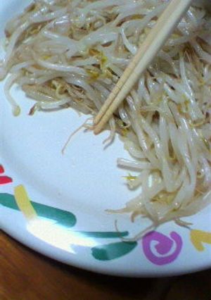 失敗なし!水っぽくない付け合わせもやし-レシピのメイン写真