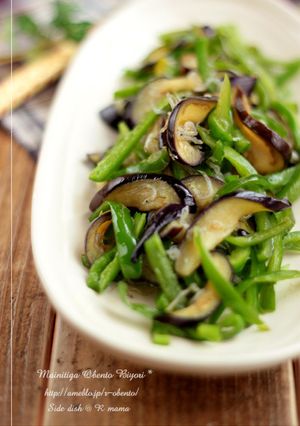 茄子とピーマンの雑魚炒め♪お弁当にも-レシピのメイン写真