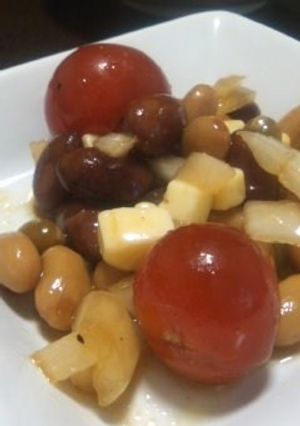ミックスビーンズとプチトマトのマリネ-レシピのメイン写真